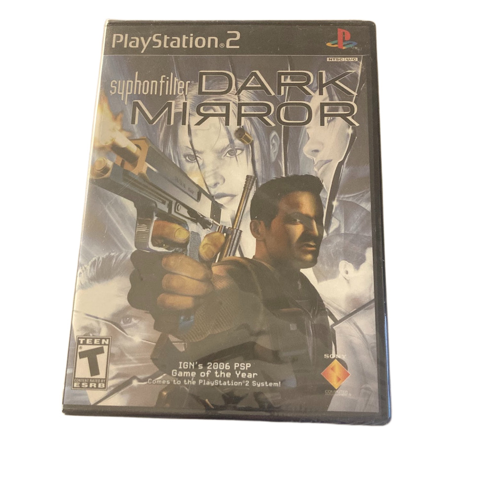 Syphon Filter Dark Mirror NEW factory sealed Black Label Sony PlayStation 2 PS2